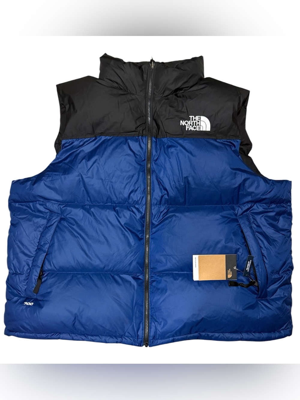 The North Face 1996 Retro Nuptse Down Puffer Vest Men's Size 3XL NWT Navy Black